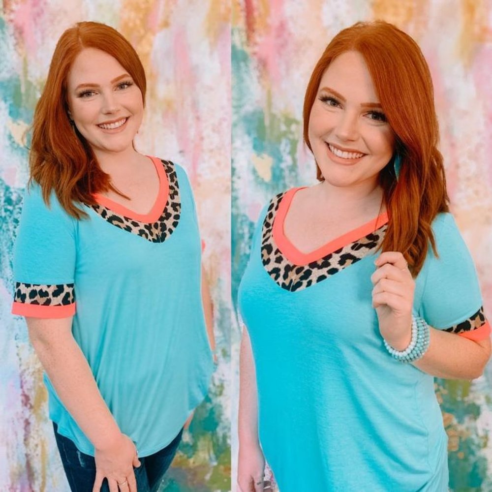 Annamarie Bright Blue Top